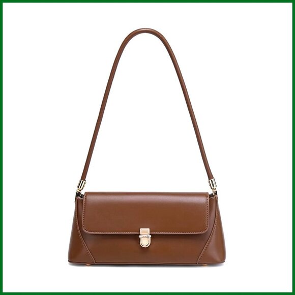 Handbags - Vintage Retro Hobo Shoulder Bag PU Leather Mini Tote Elegant Chic Purse